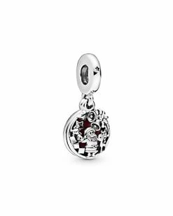 Pandora Silver Santa Love Peace Joy Dangle Charm Women