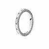 Silver CZ Signature Hearts Of Pandora Ring Women