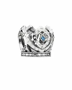 Pandora Sales Store 36 Pandora Disney Jewelry Collection Silver CZ Elsa's Crown Charm Women