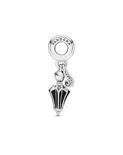 Pandora Disney Silver Enamel CZ Mary Poppins Umbrella Dangle Charm Women -Pandora Sales Store 6030800952 RLLD 3