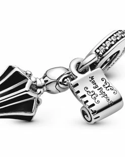 Pandora Disney Silver Enamel CZ Mary Poppins Umbrella Dangle Charm Women -Pandora Sales Store 6030800952 RLLD 4