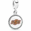 Pandora Silver Oklahoma State University Dangle Charm Women