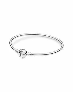 Pandora Moments Silver Bangle Bracelet Women