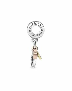 Pandora 14K & Silver Triple Monogram & Logo Dangle Charm Women -Pandora Sales Store 6030876198 RLLD 3