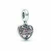 Pandora Moments Silver CZ Family Charm Women
