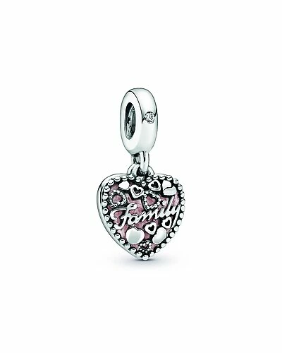 Pandora Moments Silver CZ Family Charm Women 2 Pandora Moments Silver CZ Family Charm Women - Image 2