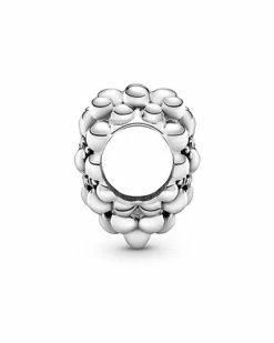 Pandora Silver CZ Beaded Sparkling Heart Charm Women -Pandora Sales Store 6030944827 RLLD 3